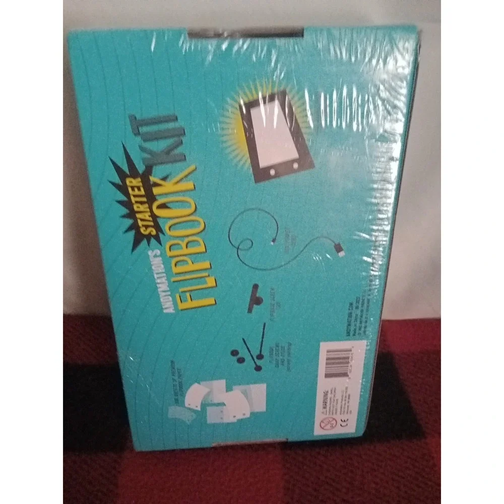 Official Andymation's Flipbook Starter Kit for Kids & Adults with LED Light New